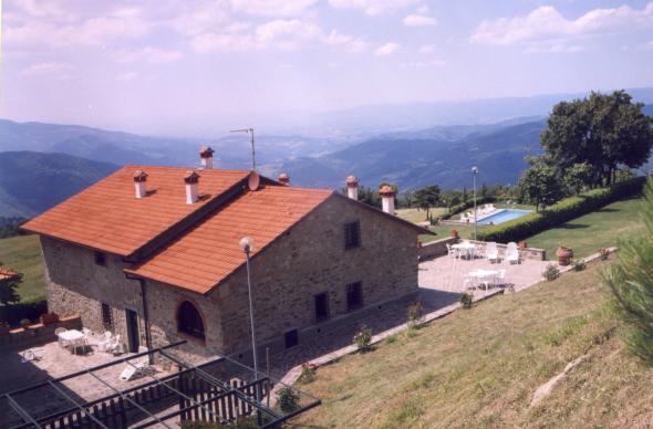Gruppenhaus-Toskana-Londa-Hausansicht-Panorama